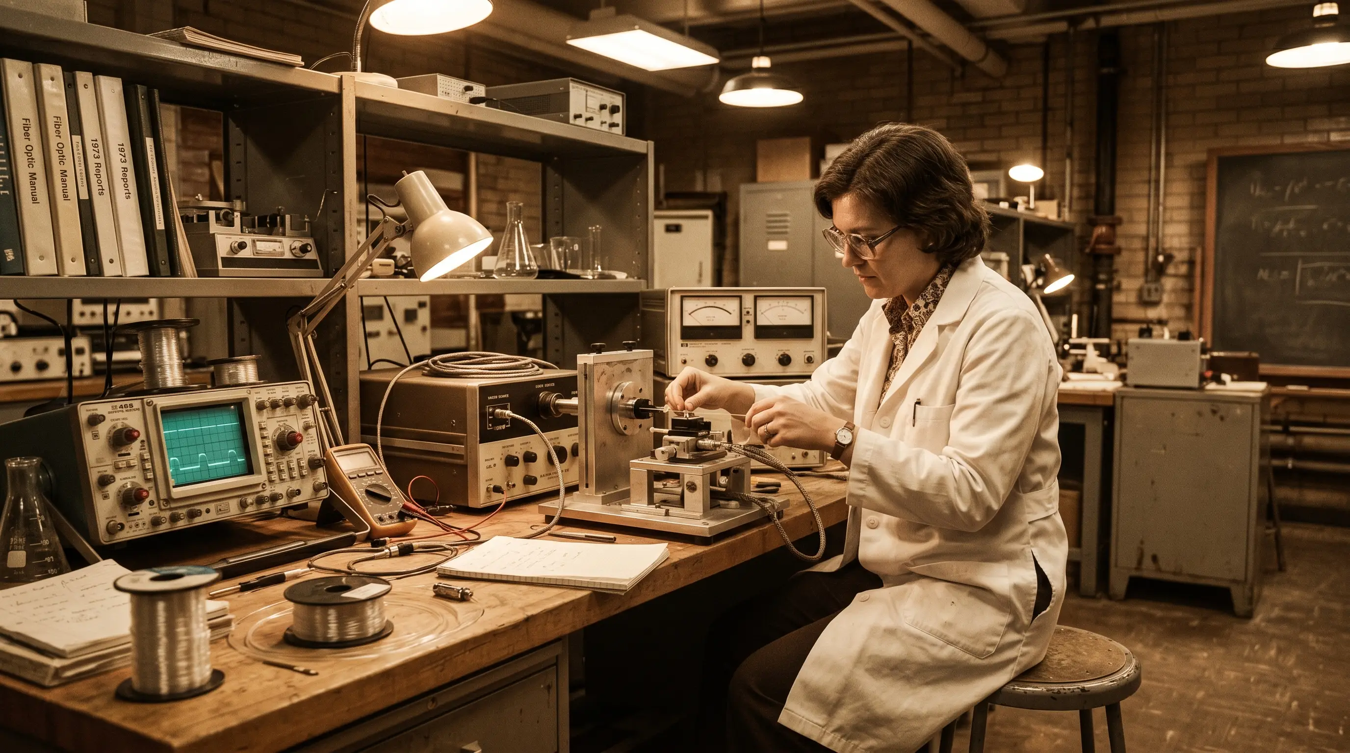 The Low Loss Optical Fiber History